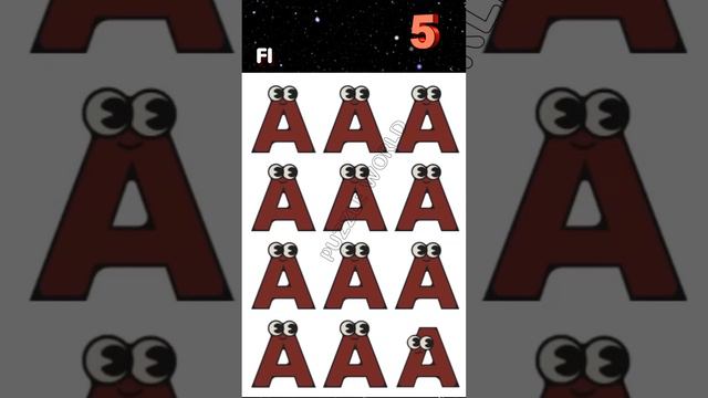 HOW GOOD ARE YOUR EYES | Find The Odd Letter Out | Spot The Odd Alphabet Lore Quiz