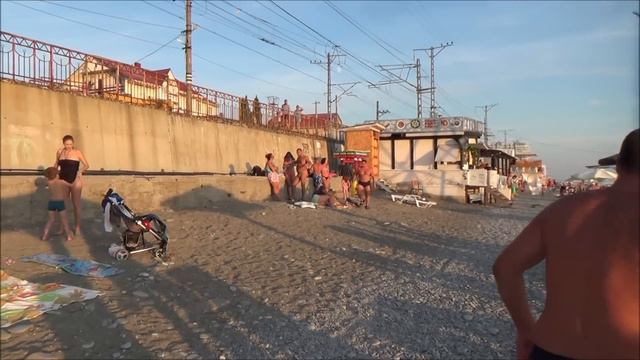 Лазаревское - 13 Сентября 2016 (Пляж, Центр) смотреть онлайн