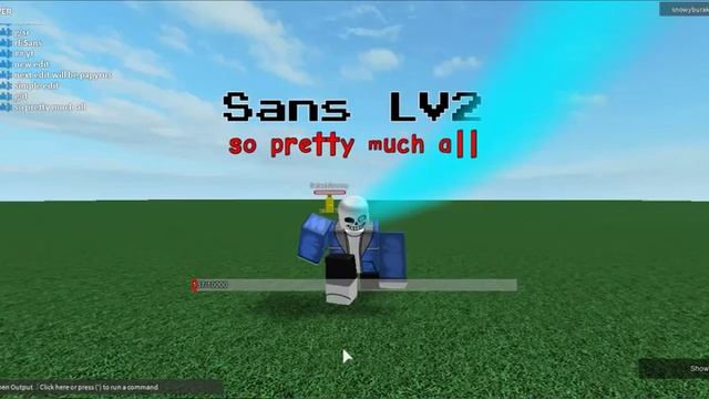 Roblox Script Edit Showcase / Sans смотреть онлайн