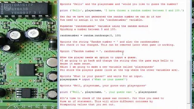 Python 3 Programming 1.7 Guess the Number смотреть онлайн