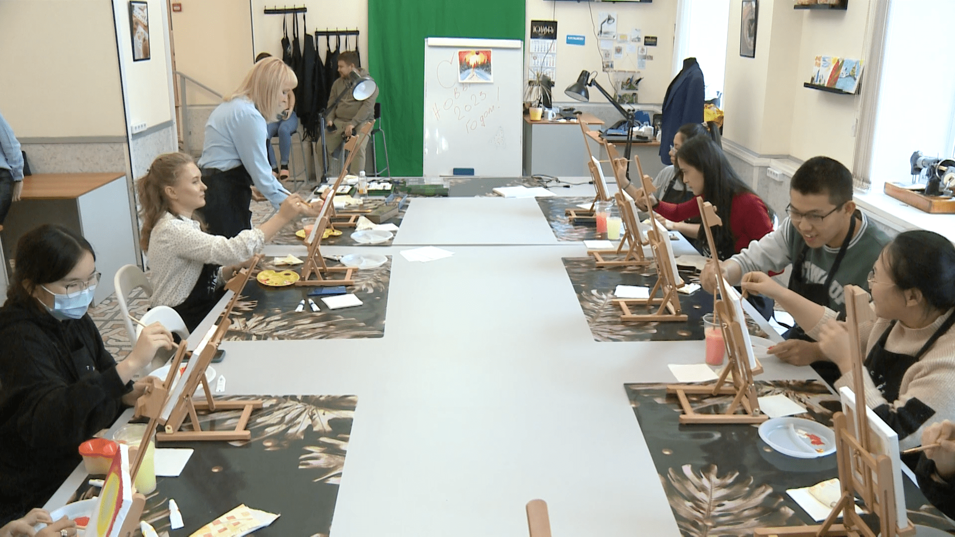 Мастер-класс по изобразительному искусству смотреть онлайн