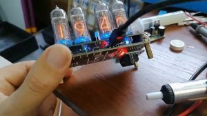 Часы на Газоразрядных индикаторах ИН 14