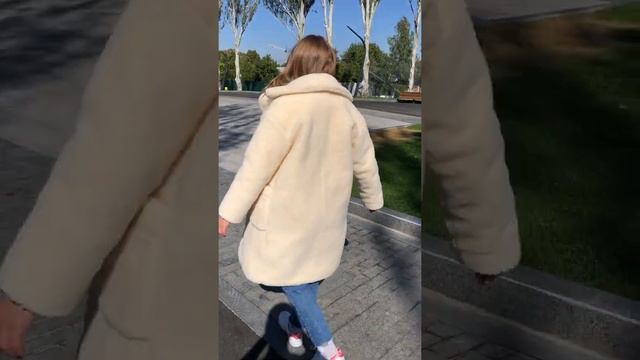 Эко шуба Тедди из меха стриженной овчины смотреть онлайн
