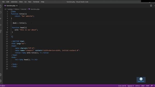 How to create function in php смотреть онлайн
