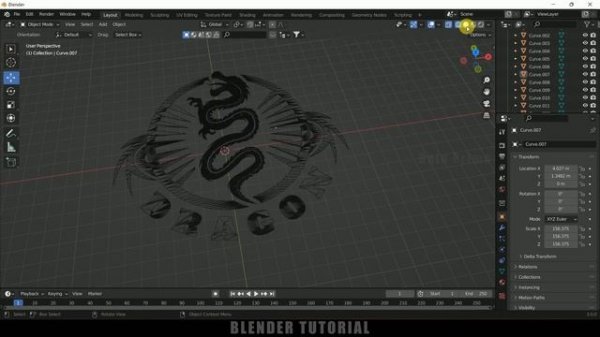 Convert 2D Logo to 3D | Blender 3.0 tutorial