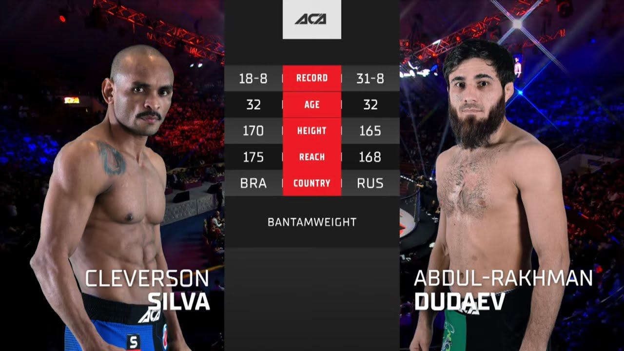 Клеверсон Сильва vs. Абдул-Рахман Дудаев | Cleverson Silva vs. Abdul-Rakhman Dudaev | ACA 164 смотреть онлайн