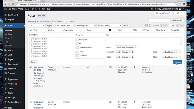 Change Post Author For Multiple Posts In WordPress смотреть онлайн