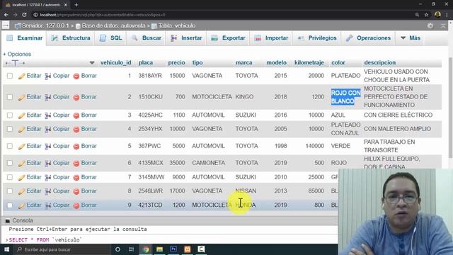 Vídeo 09 - MySQL - Modificación de Registros смотреть онлайн