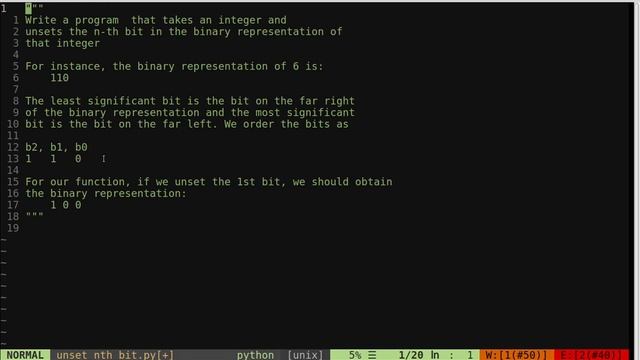 Bit Manipulation in Python: Unset Nth Bit смотреть онлайн