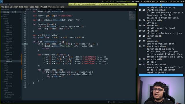 Advent of Code 21: Day 15 смотреть онлайн