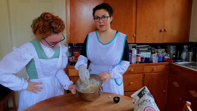 We Made Victorian Work Dress, And Tested It With Non Victorian Baking | Do Victorian Aprons Work?