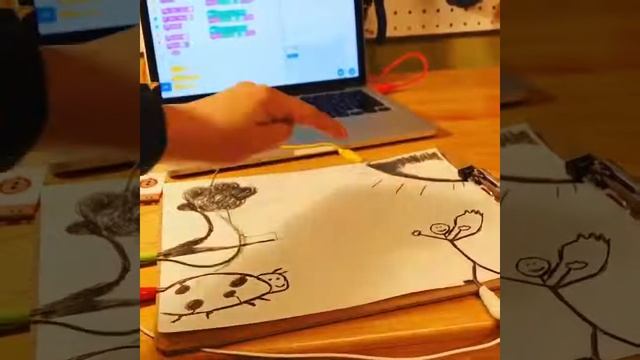 Random Robot Poetry Generator with Scratch, Makey Makey, and Hummingbird смотреть онлайн