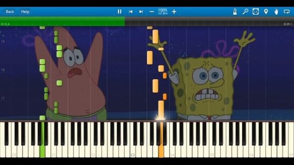 Spongebob Squarepants: Grass Skirt Chase MIDI