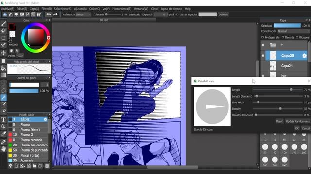 Líneas Cinéticas en Medibang Paint Pro y Jump Paint Pc / #13 смотреть онлайн