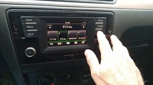 Skoda rapid. Сброс надписи инспекционный сервис.