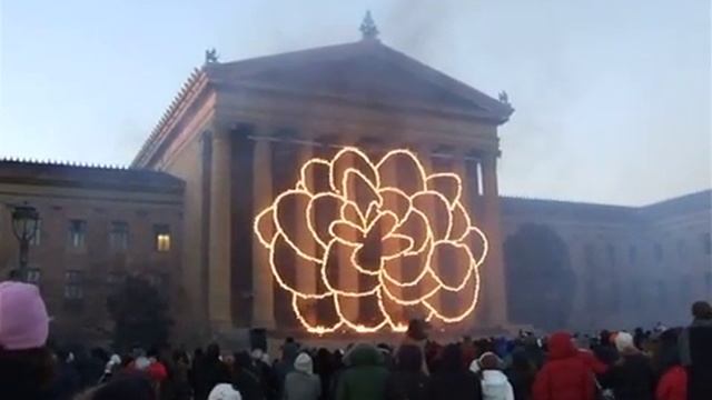 Cai Guo Qiang's "Fallen Blossom" at the Philadelphia Museum of Art смотреть онлайн