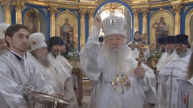 Освящение храма Рождества Богородицы в с. Талеж смотреть онлайн