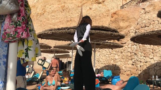 Клоун на пляже отель Sentido Reef Oasis Senses Resorts 5* Египет 2019 смотреть онлайн