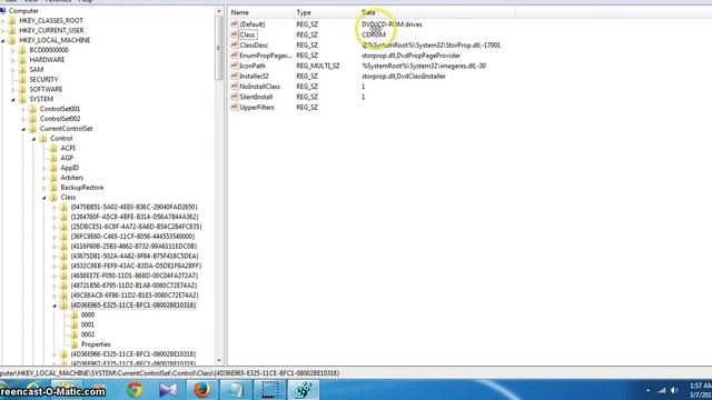 DVD CD ROM Drive has a driver problem error code 19 Windows 7 and 8 смотреть онлайн