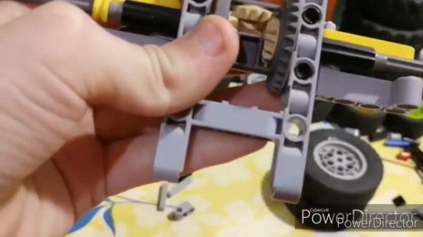 Как собрать задний мост с приводом из лего техник!