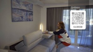 Дизайн интерьера однокомнатной квартиры 36 м2. Функциональная планировка для двоих. Room Tour 2023