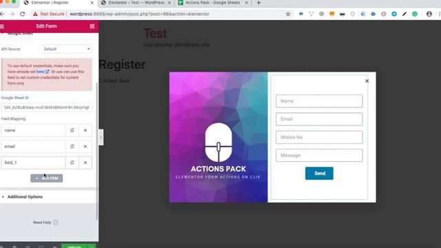 Connect Elementor Form to Google Sheet in 1 minute смотреть онлайн
