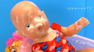 Купаю Беби Бон Алису Растворяю Шарик для Ванны с Сюрпризом Мультики для детей 108мама тв