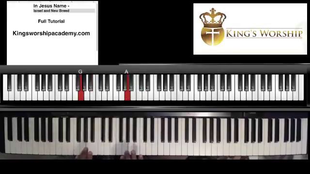 In Jesus Name Piano Chords - Israel and New Breed Cover смотреть онлайн