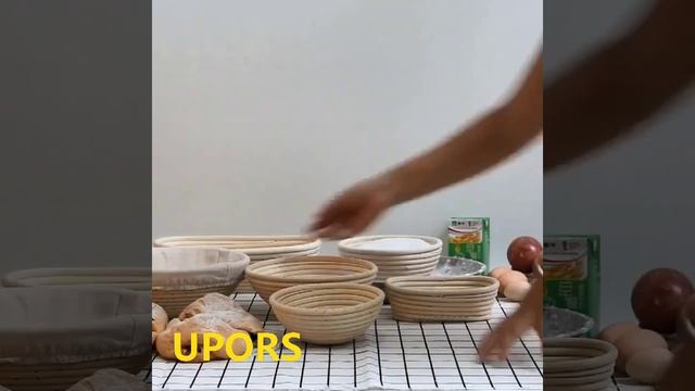 Корзина из ротанга для выпечки хлеба. смотреть онлайн