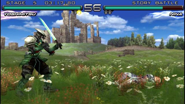 Tekken 5: Dark Resurrection | Yoshimitsu | Story Battle | 4K [60FPS] PSP[PPSSPP смотреть онлайн