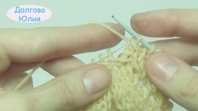 Вязание спицами. Схема ажурного узора //// Knitting смотреть онлайн