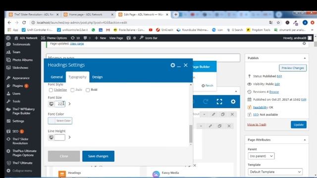 The7 Wordpress - Creare e modificare Home page, Menu, Slider [TUT ITA] смотреть онлайн