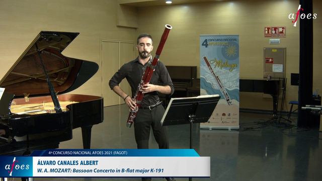 Álvaro Canales Albert W A Mozart Bassoon Concerto in B flat major, K 191 смотреть онлайн