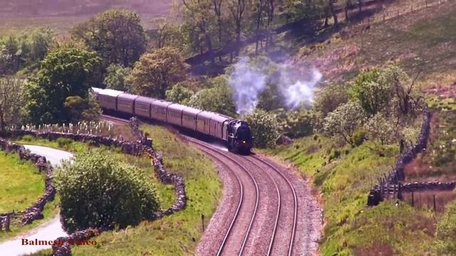" The Fellsman" Steam Train on the Settle and Carlisle. смотреть онлайн