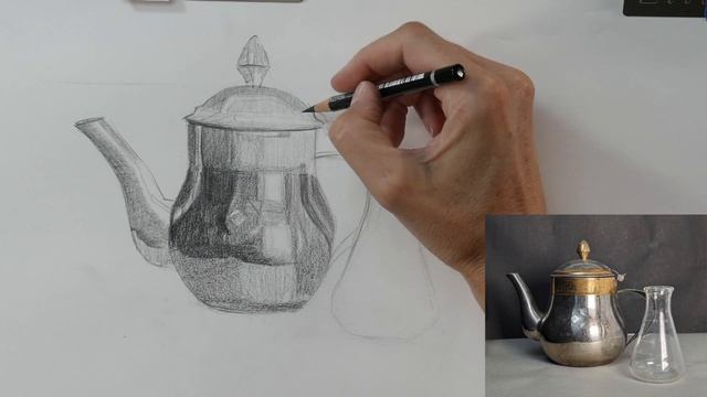 Drawing Metallic Objects; How-To TUTORIAL смотреть онлайн