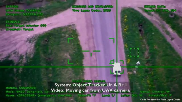 Real-time tracking car from drone | OpenCV Python Target Tracking Computer Vision смотреть онлайн
