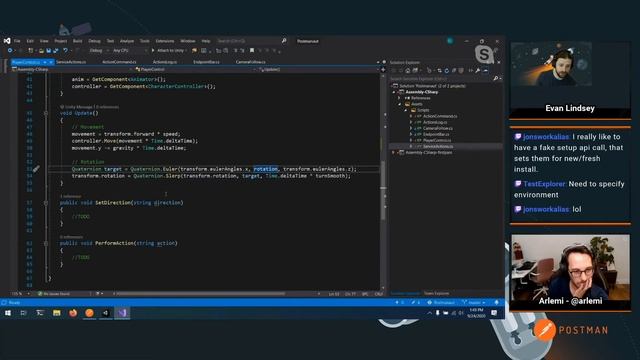 Building (and playing!) an API-Driven game: Postman live stream смотреть онлайн