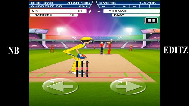 Stick cricket | Mobile Games | NB Mobile games смотреть онлайн