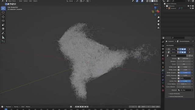 CURLING В ОДИН КЛИК БЕЗ ЗНАНИЯ ГЕОНОД ДЛЯ BLENDER | CURL ONE CLICK WITHOUT GEOMETRY NODES смотреть онлайн