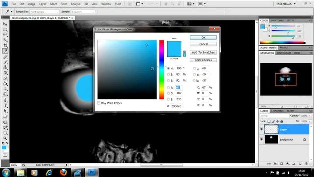 How to Change Dark Art to Comic Art In Photoshop смотреть онлайн