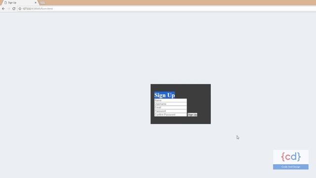 Create a simple form with HTML and CSS Just in Minutes || Registration from смотреть онлайн
