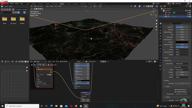Create A Landscape In Blender In Less Than 2 Minutes || Blender 3.4 Tutorial смотреть онлайн