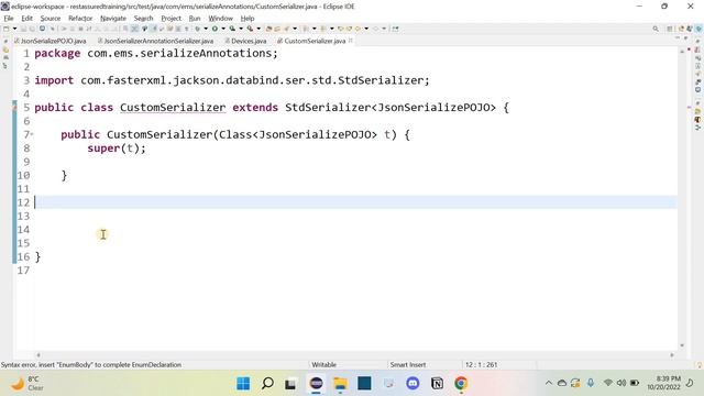 Rest Assured | 57 | Jackson Annotation | @JsonSerialize | How to create your custom serializer|தமிழ смотреть онлайн