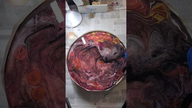 Прорисовка дополнительных линий на основе для часиков. #часы#art#смола смотреть онлайн