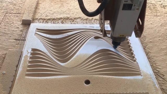 High speed MDF 3D Wall Panel engraving смотреть онлайн