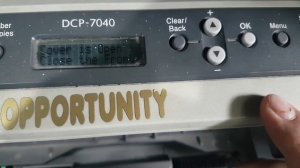 How to reset «Toner Life End» for Brothers DCP 7040 printer