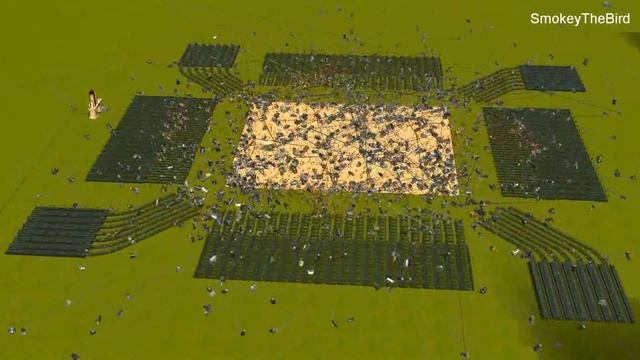 Huge Roller Coaster Tycoon 3 Crash with over 10,000 Peeps смотреть онлайн