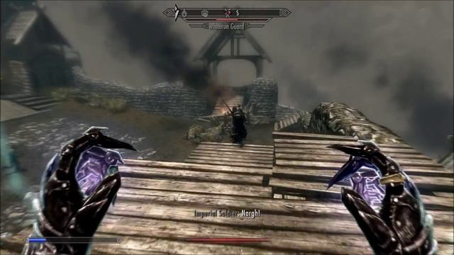Skyrim High Level Mage Gameplay - Stormcloak Quests - Battle for Whiterun смотреть онлайн