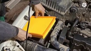 Замена воздушного фильтра .Деу Нексия .