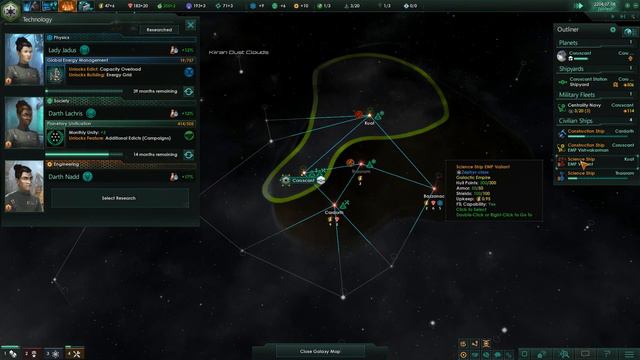 The Galactic Empire - Stellaris (Star Wars Shipsets) - Part 1 - "Leaving Coruscant" смотреть онлайн